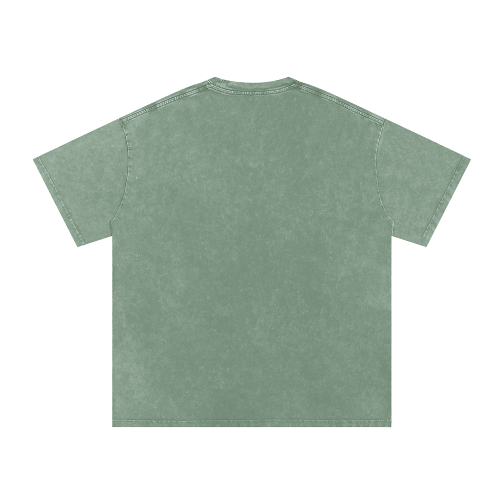 Flow Snow Washed Oversized Cotton T-Shirt