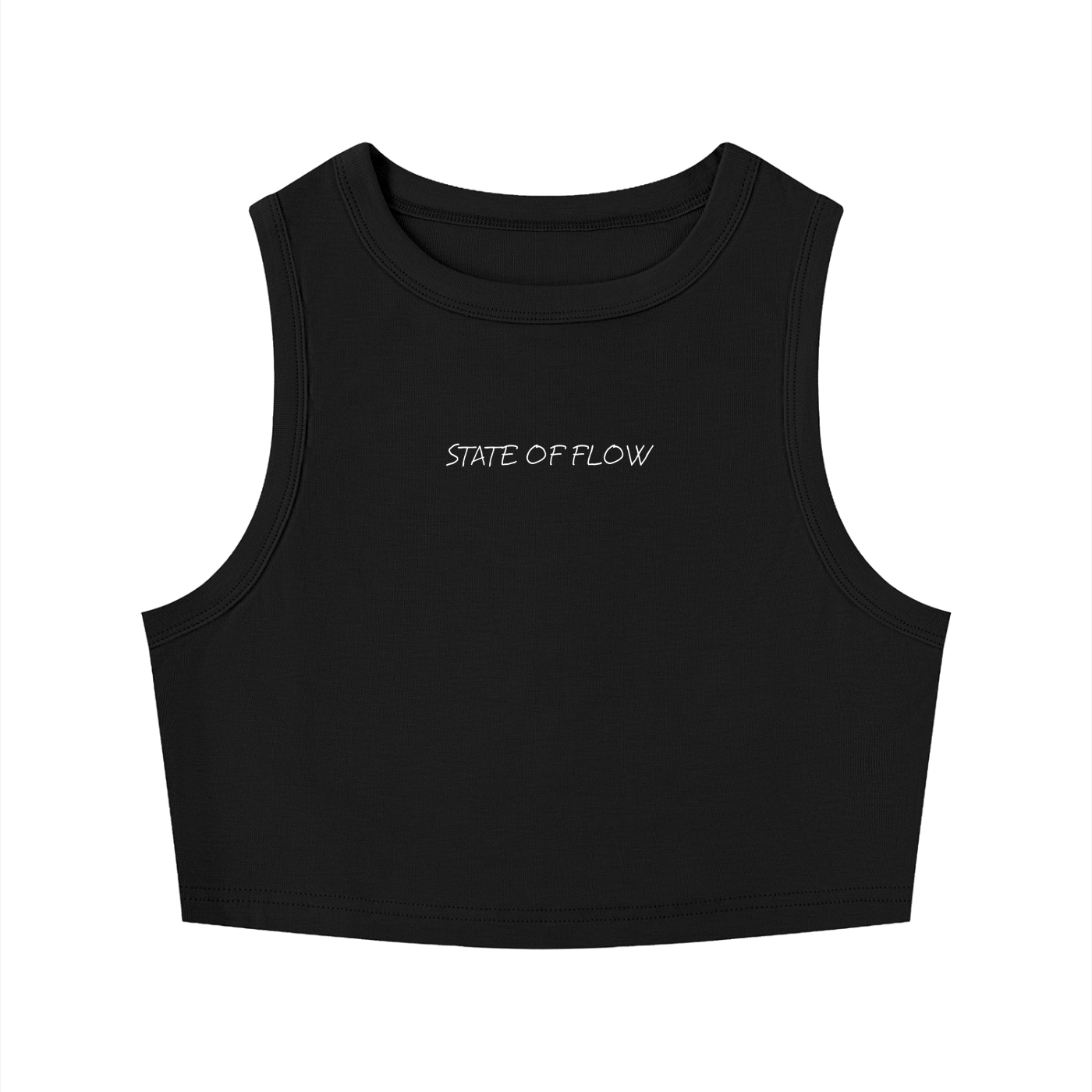 Flow Women's Tight Crewneck Crop Tank Top