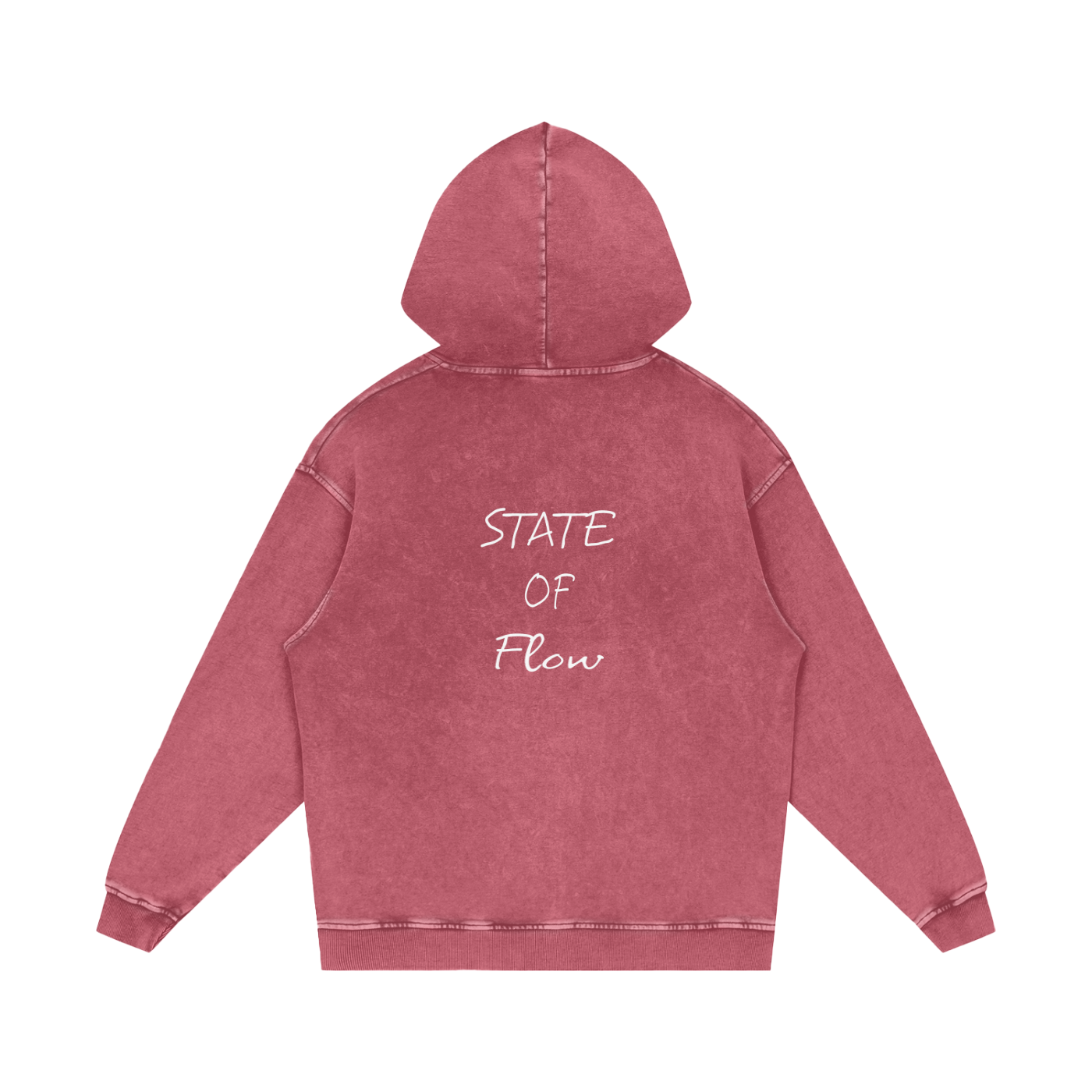 Flow Snow Washed Loose Cotton Hoodie