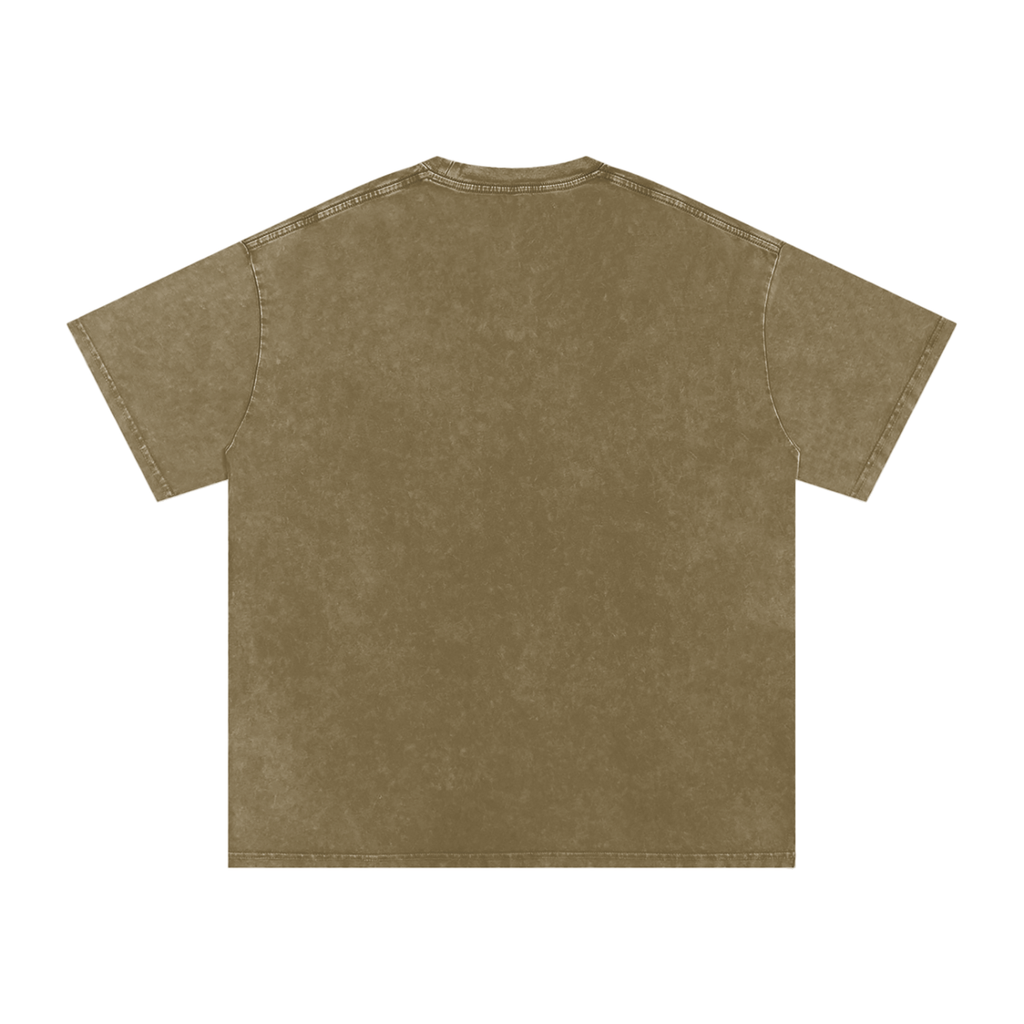 Flow Snow Washed Oversized Cotton T-Shirt