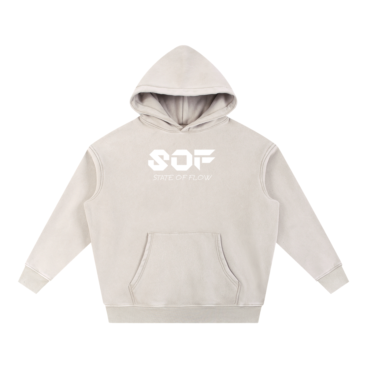 SOF Snow Wash Fleece Oversize Hoodie