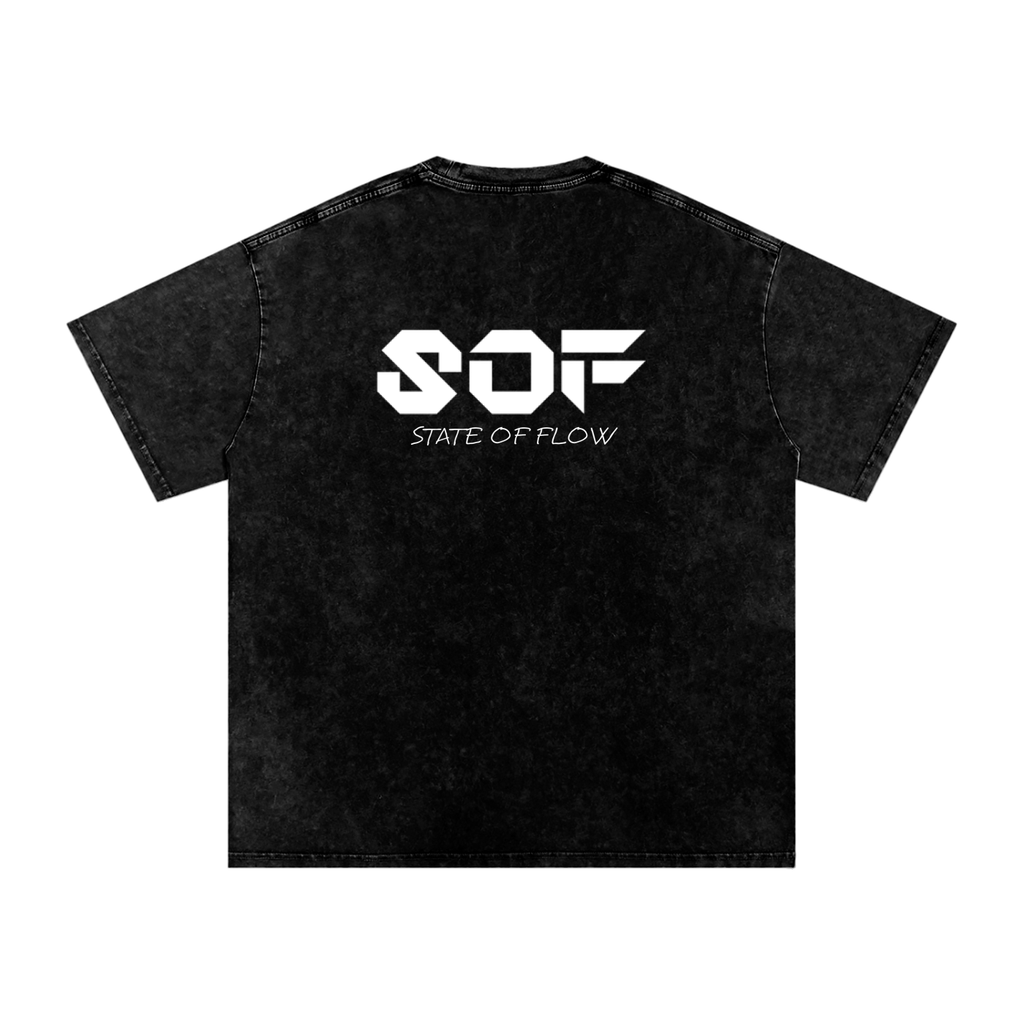 SOF Snow Washed Oversized Cotton T-Shirt