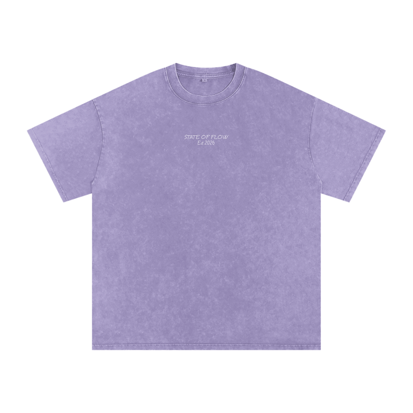 Flow Snow Washed Oversized Cotton T-Shirt
