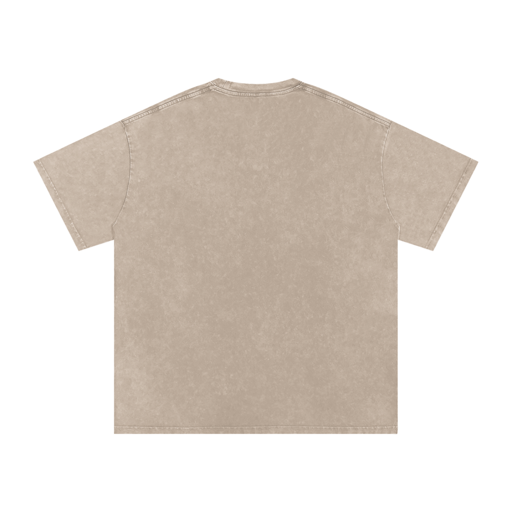 Flow Snow Washed Oversized Cotton T-Shirt