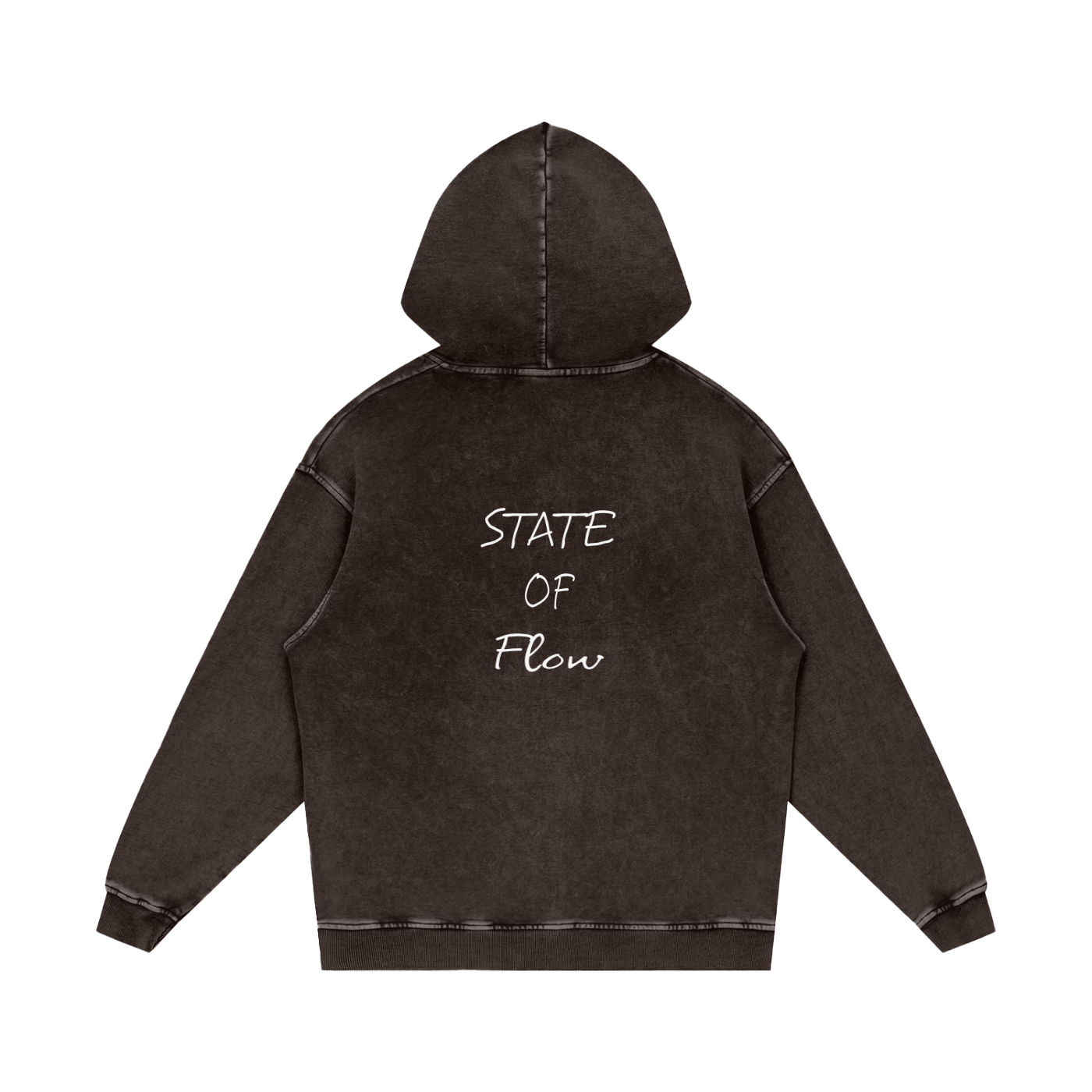 Flow Snow Washed Loose Cotton Hoodie