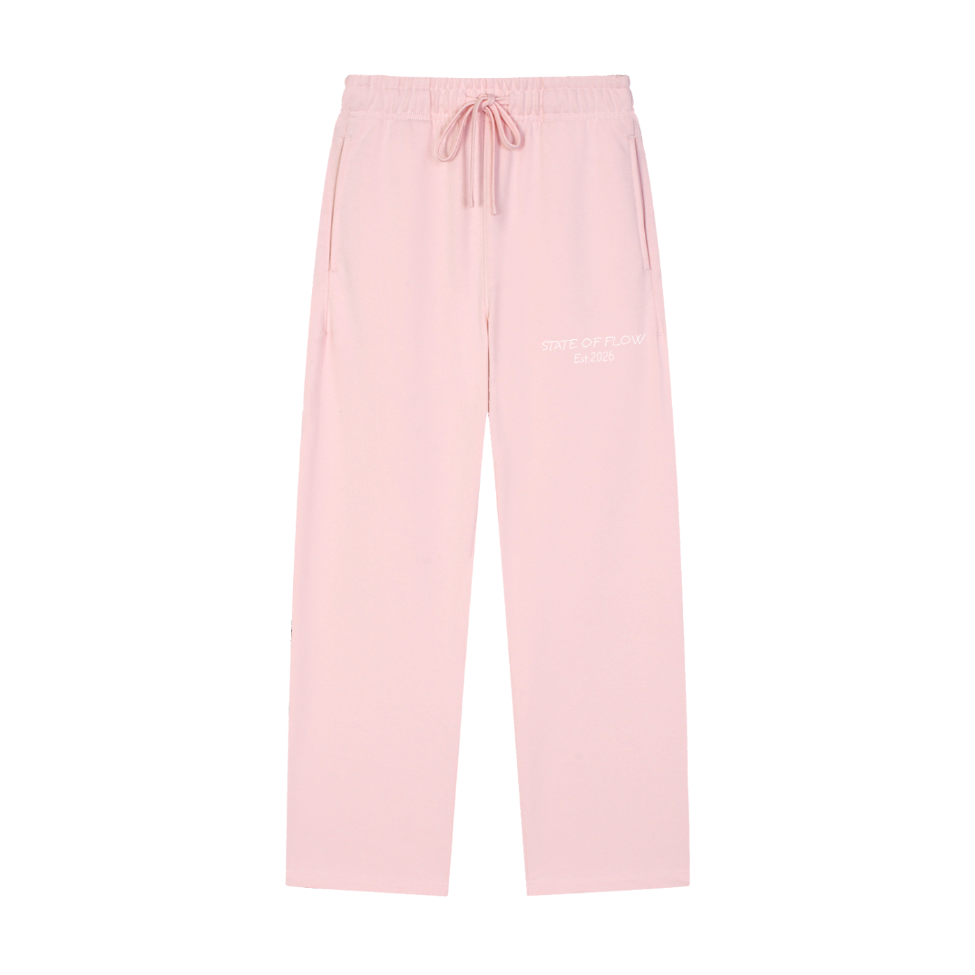 Flow Solid Color Straight-Leg Sweatpants