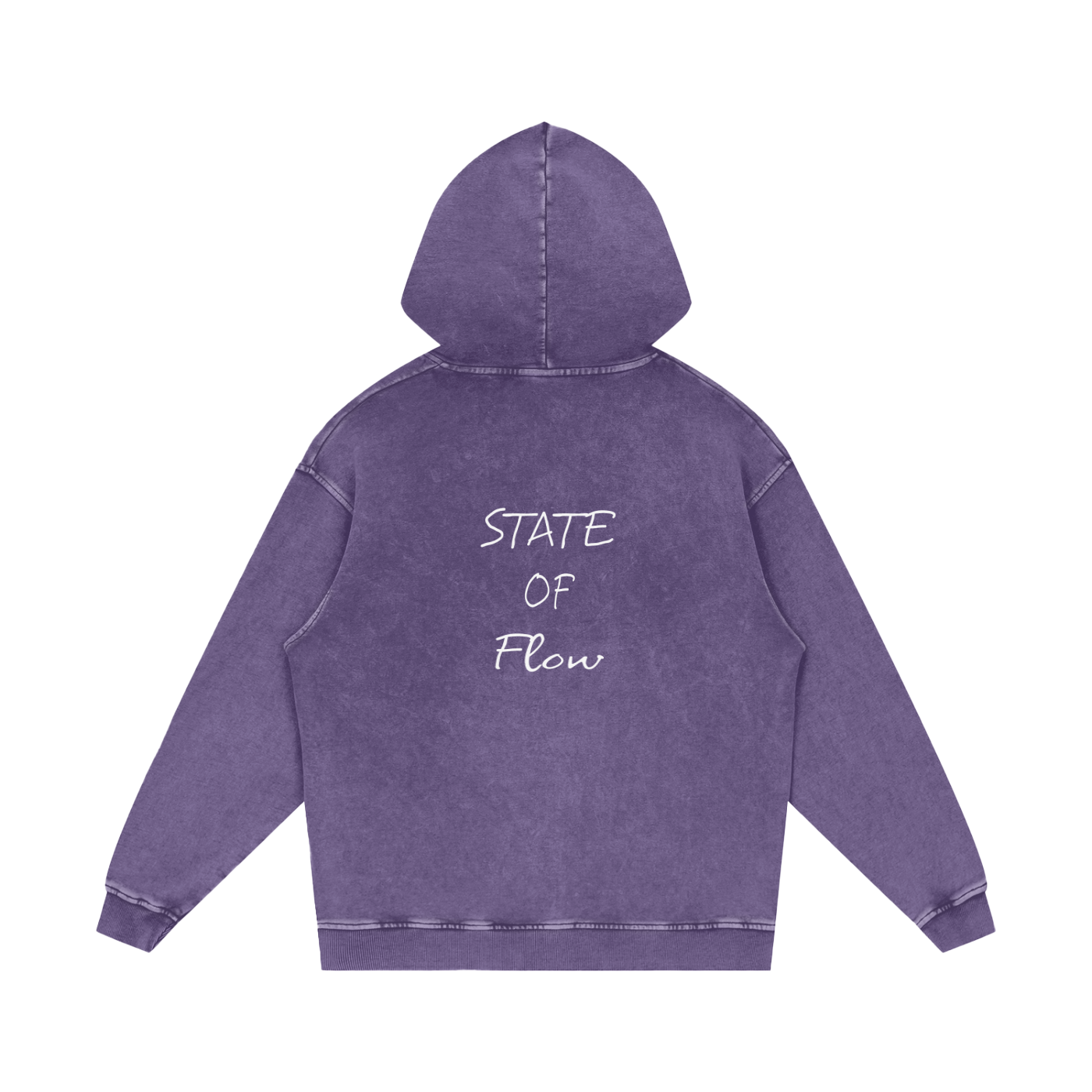 Flow Snow Washed Loose Cotton Hoodie