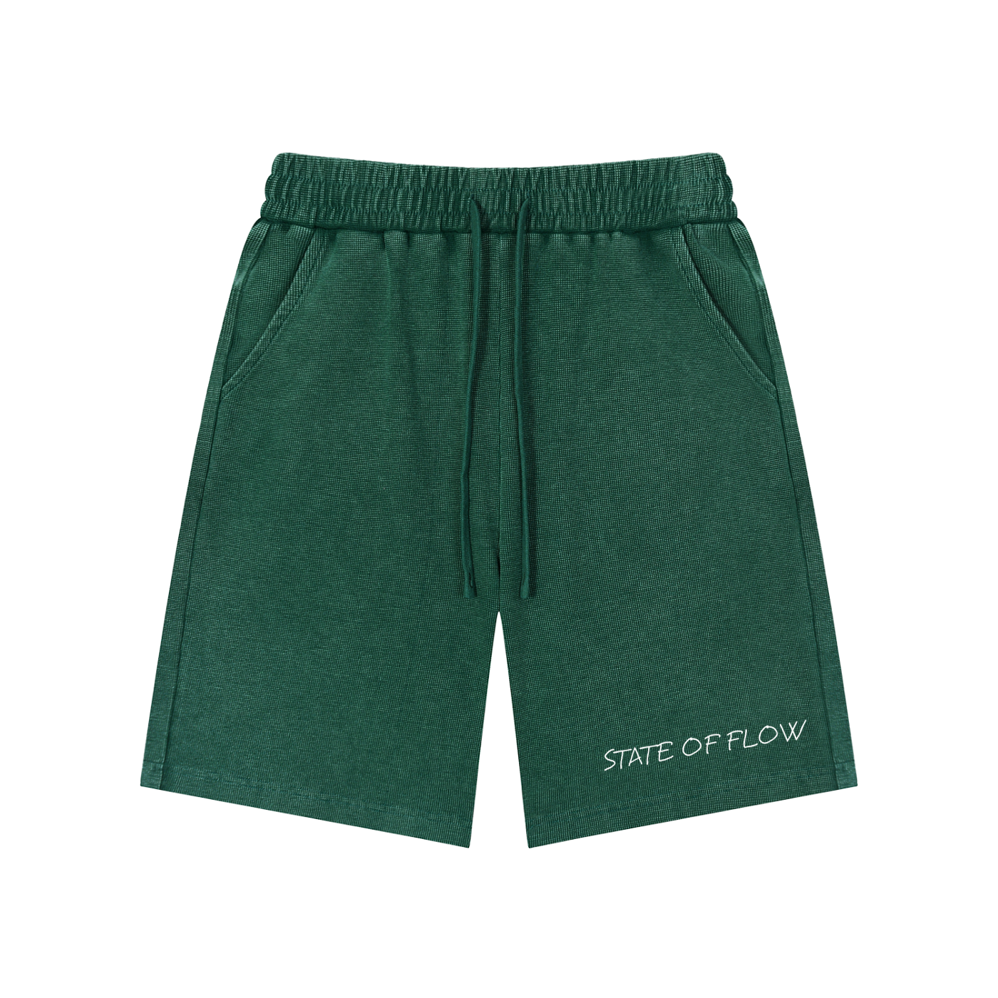 Flow Mineral Wash Waffle Knit Shorts
