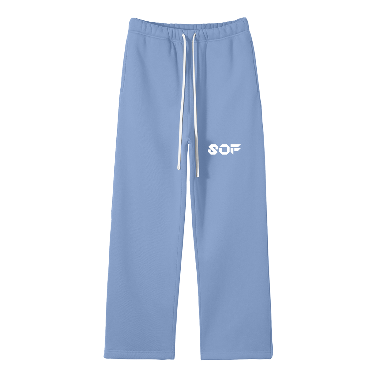 SOF Unisex Solid Color Fleece Straight Leg Pants