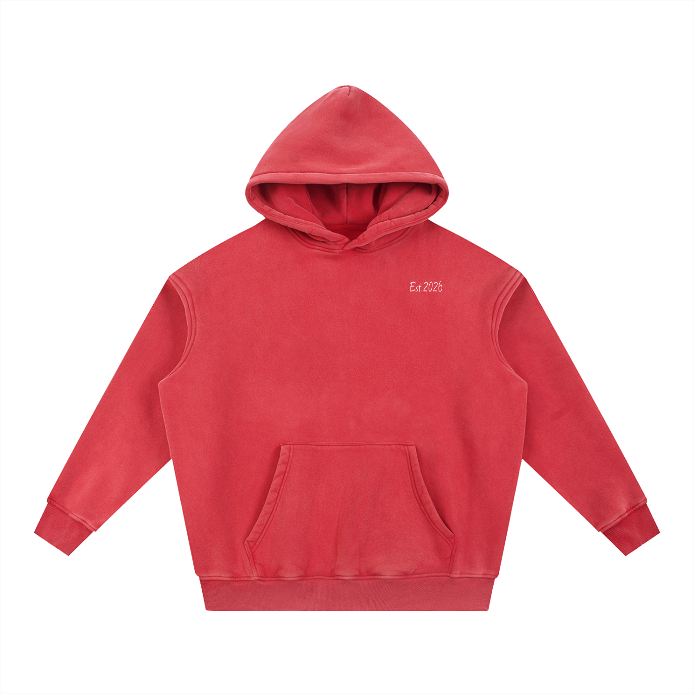 Flow Snow Wash Fleece Oversize Hoodie