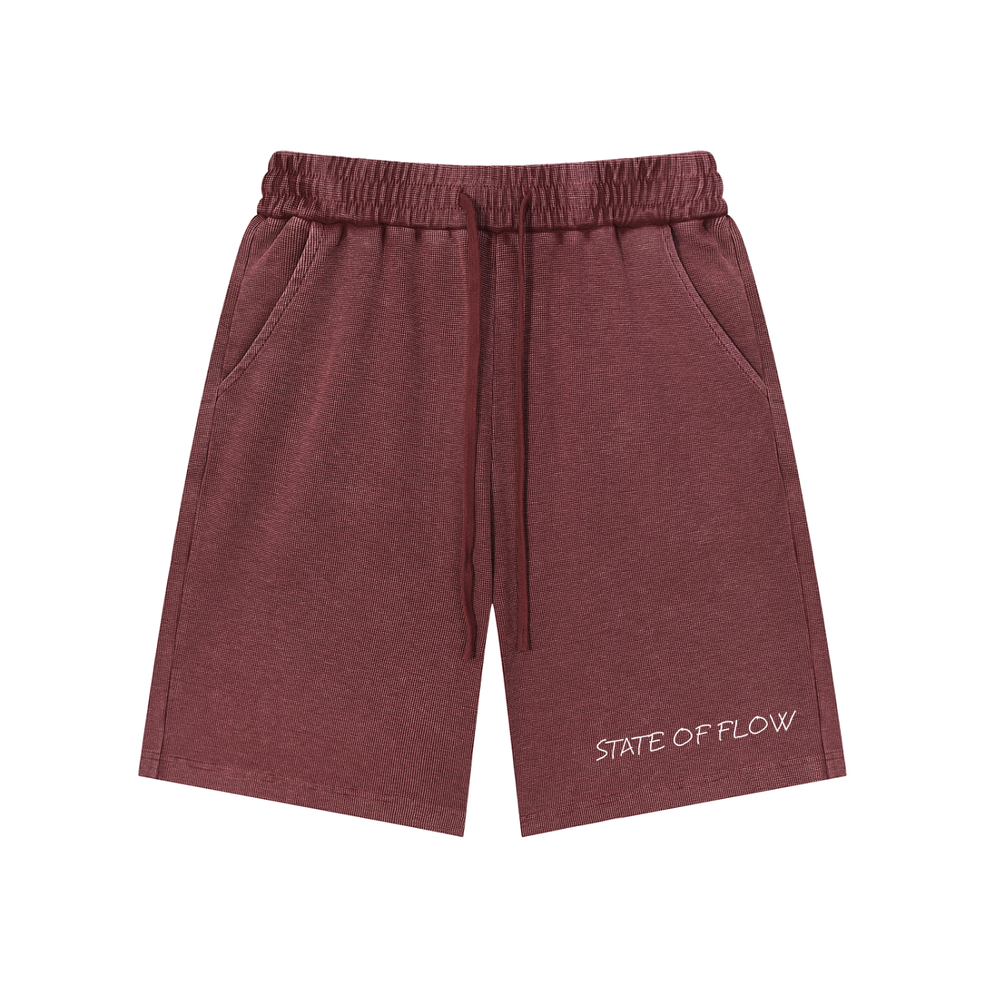 Flow Mineral Wash Waffle Knit Shorts