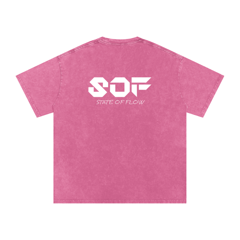 SOF Snow Washed Oversized Cotton T-Shirt
