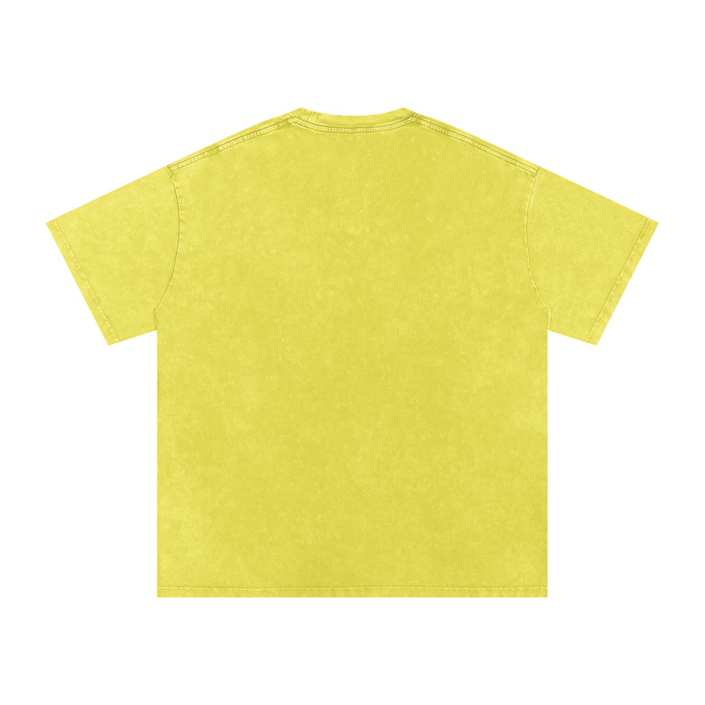 Flow Snow Washed Oversized Cotton T-Shirt