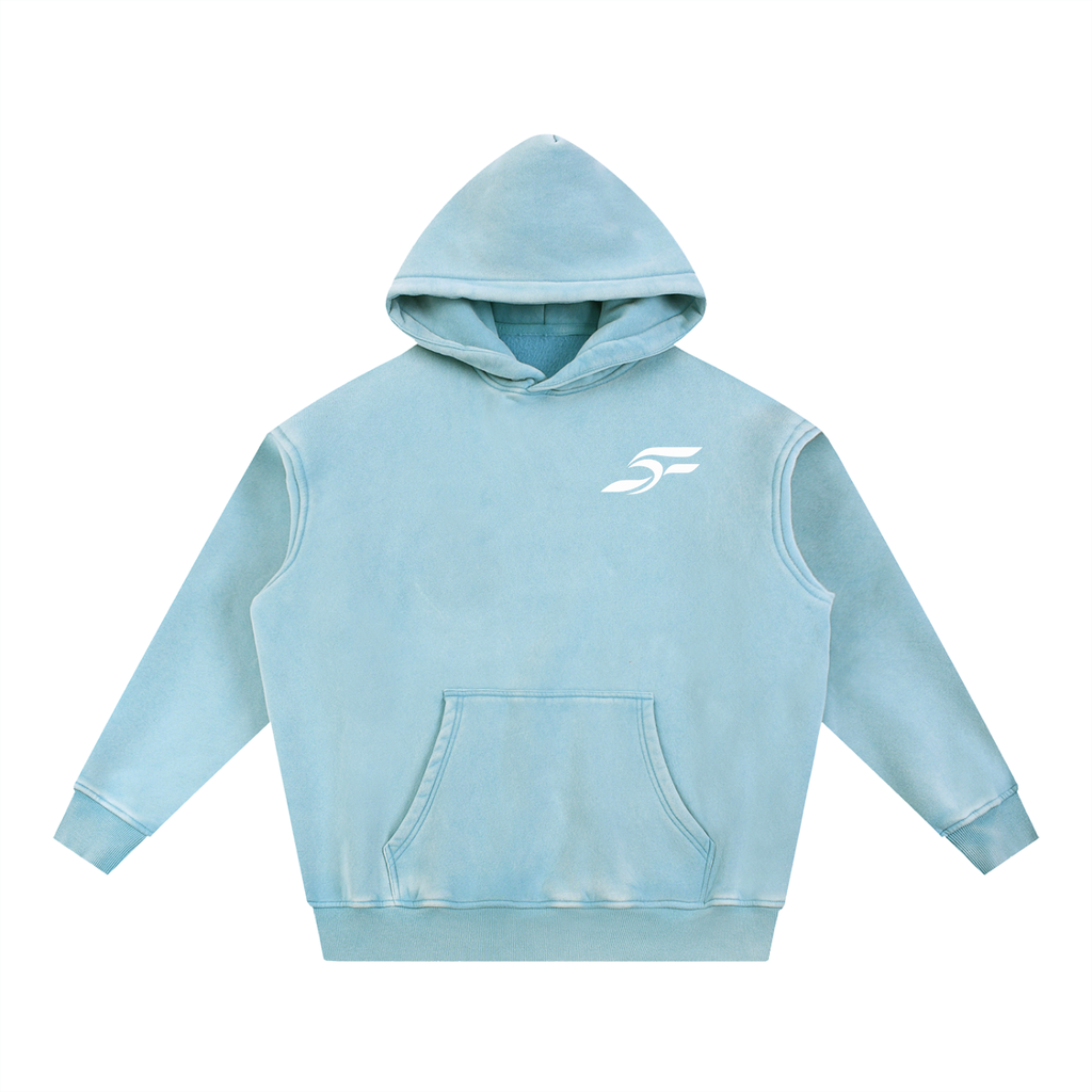 Flow Snow Wash Fleece Oversize Hoodie