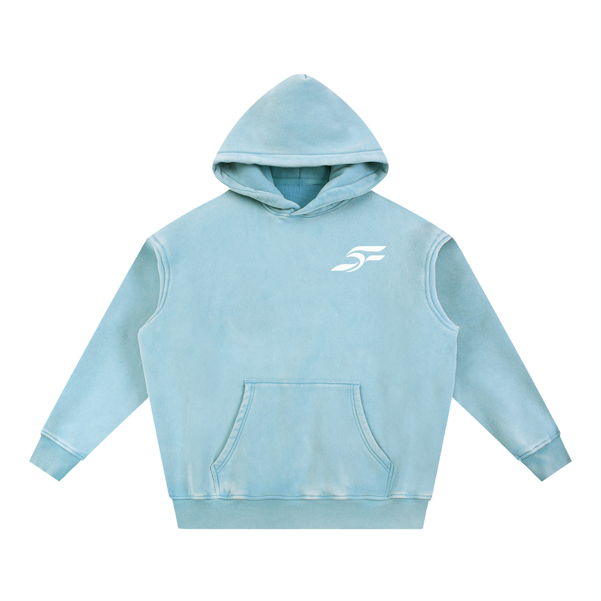 Flow Snow Wash Fleece Oversize Hoodie