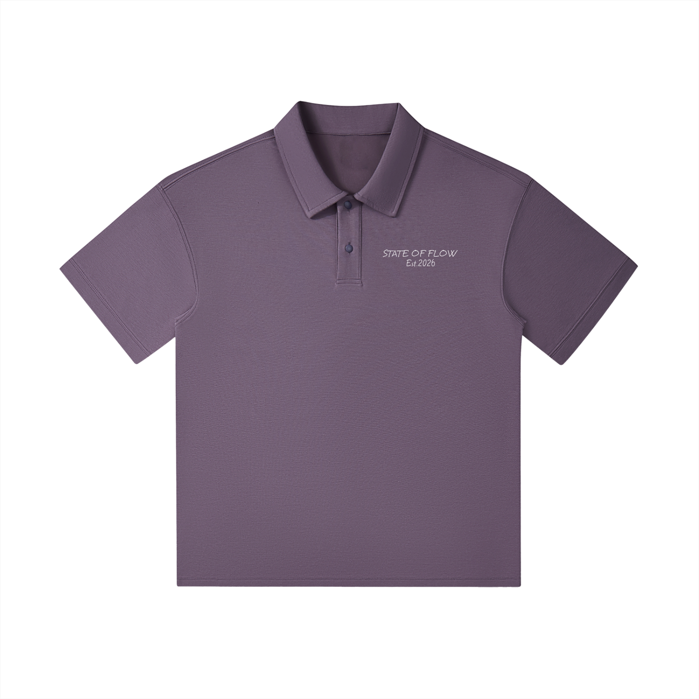 Flow Drop Shoulder Short-Sleeve Polo