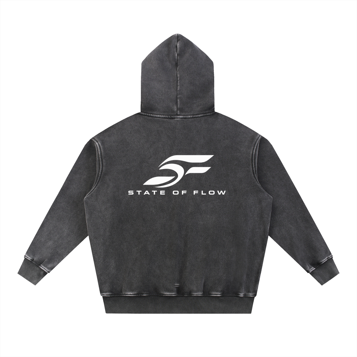 Flow Snow Wash Fleece Oversize Hoodie