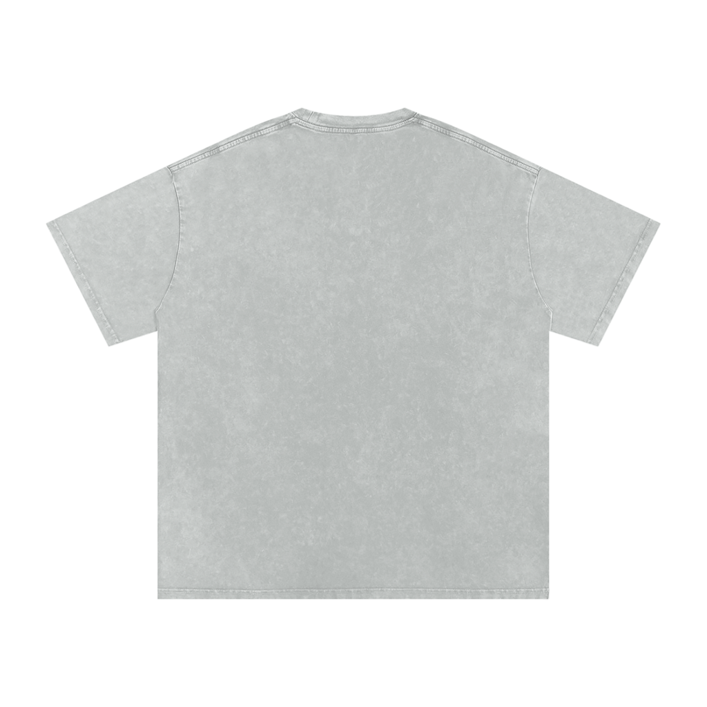 Flow Snow Washed Oversized Cotton T-Shirt