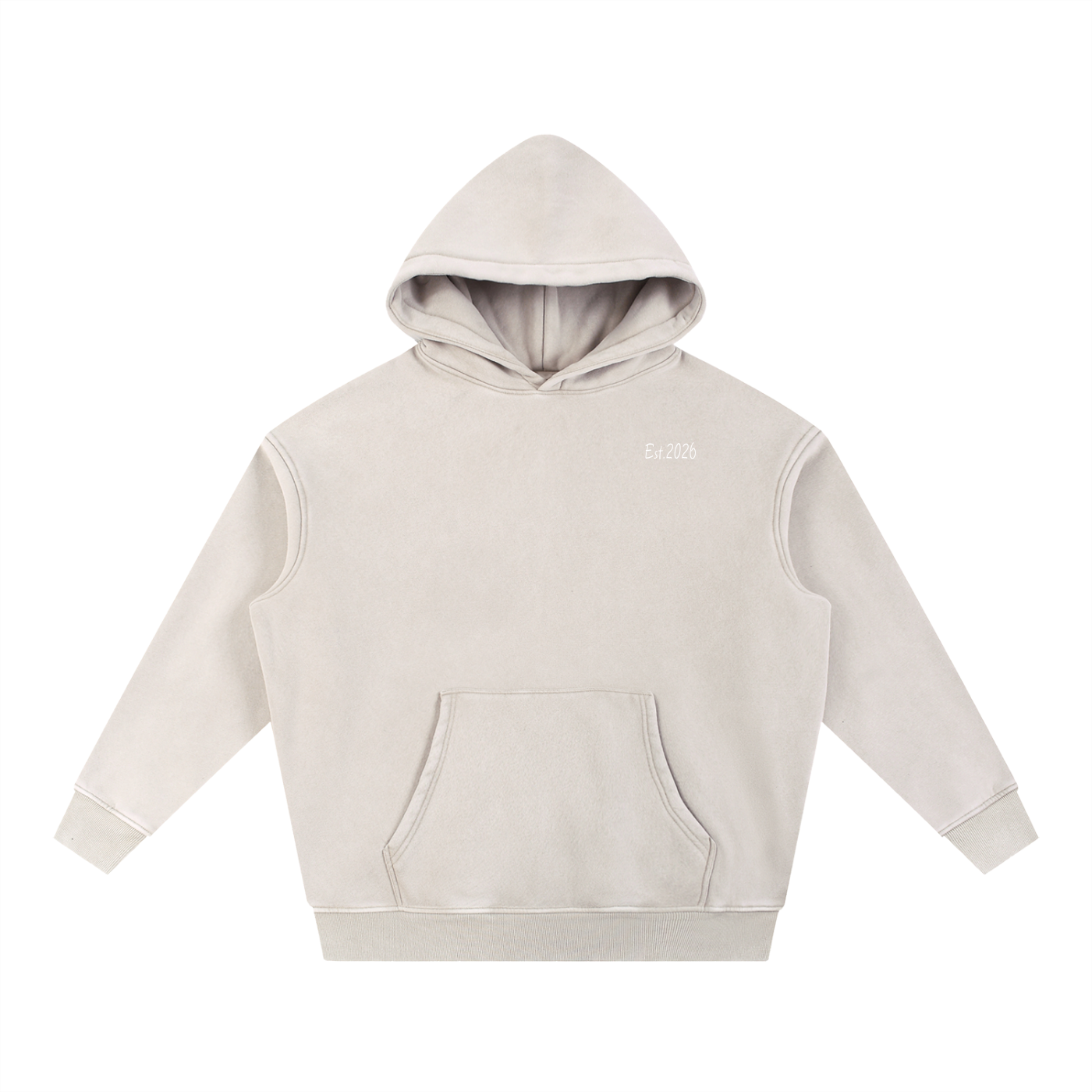 Flow Snow Wash Fleece Oversize Hoodie