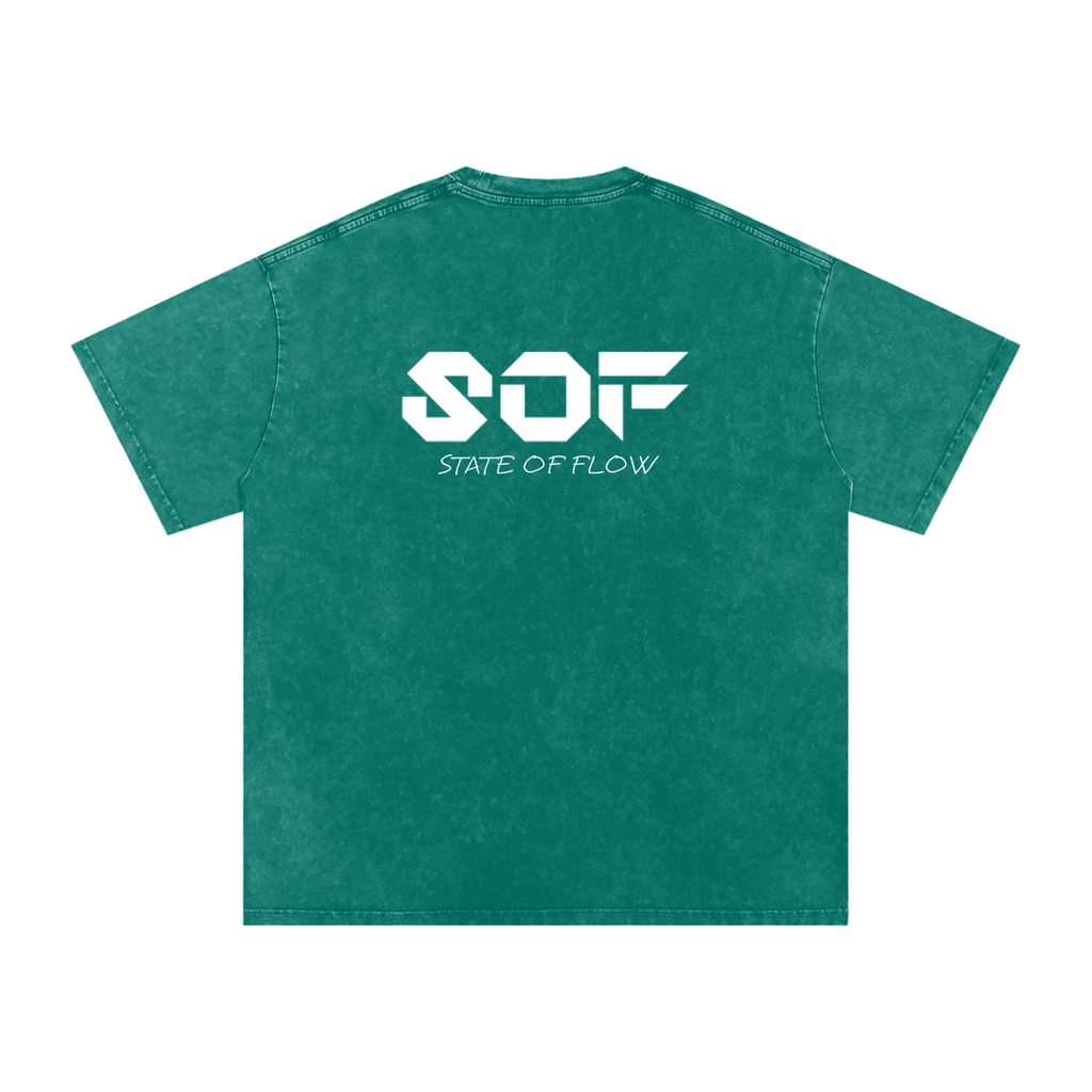 SOF Snow Washed Oversized Cotton T-Shirt