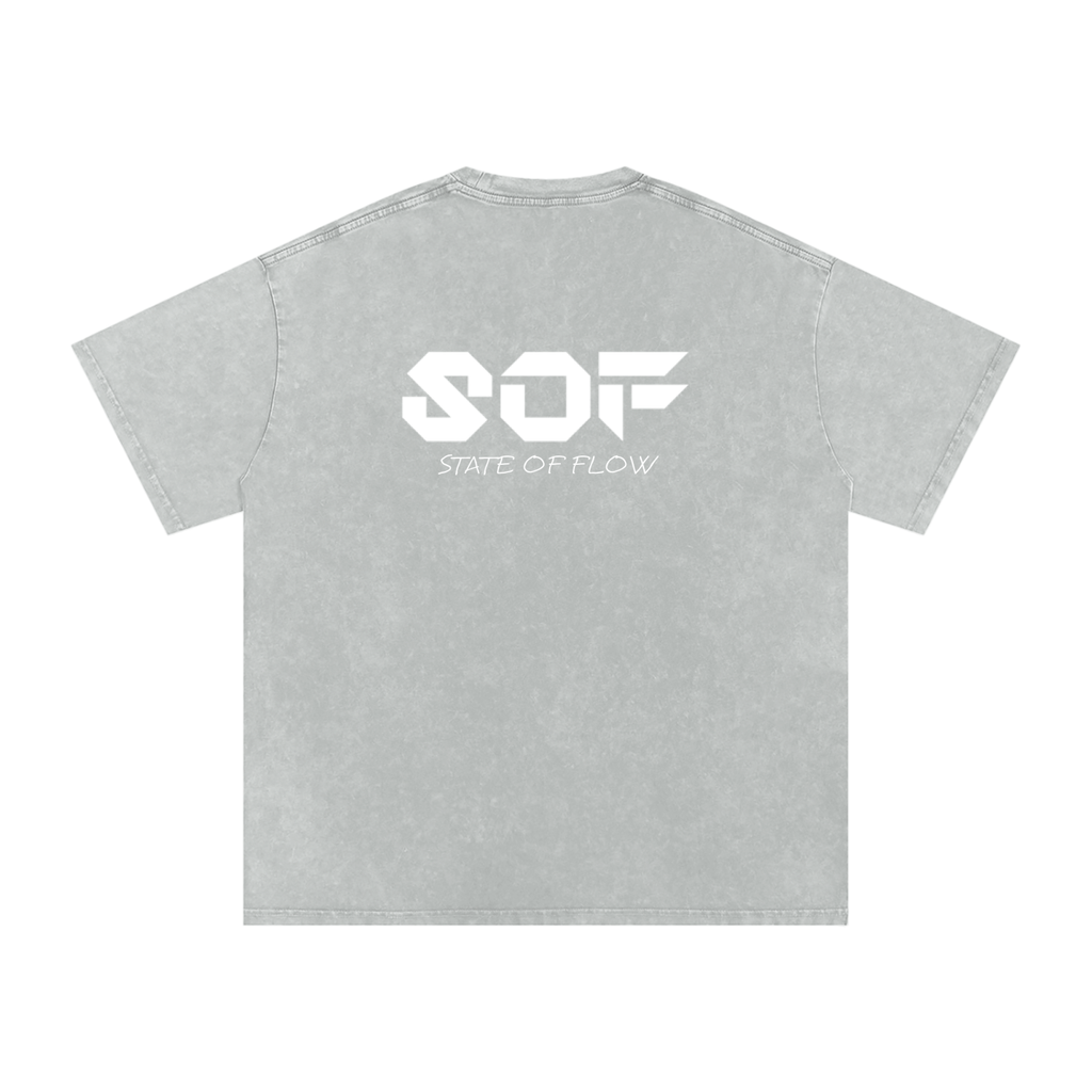 SOF Snow Washed Oversized Cotton T-Shirt