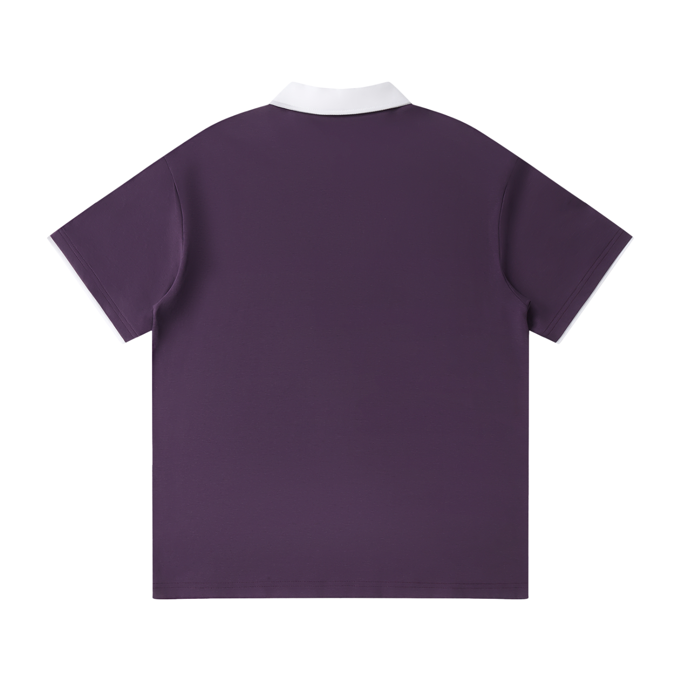 Flow Contrast Collar Raglan Polo Shirt