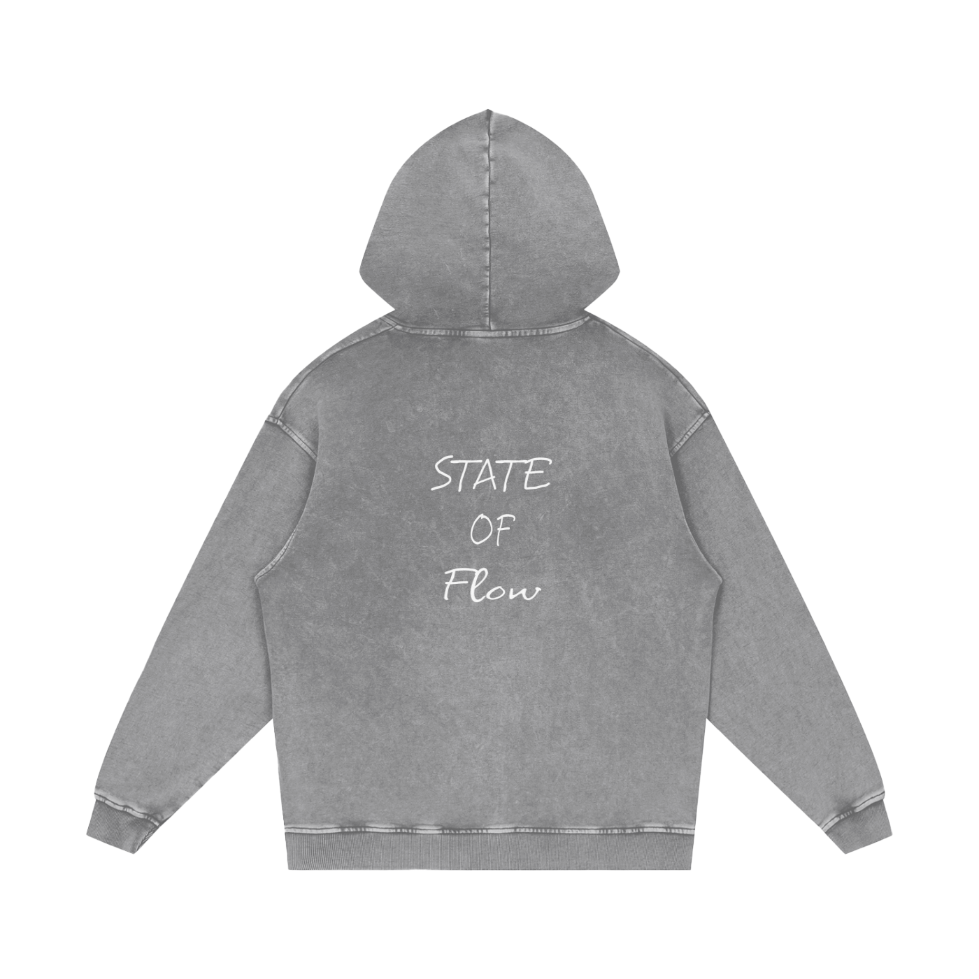 Flow Snow Washed Loose Cotton Hoodie