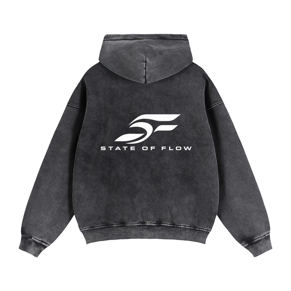 FS1 Zip-Through Boxy Fleece Hoodie