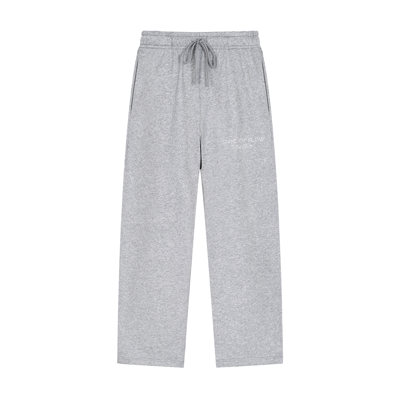 Flow Solid Color Straight-Leg Sweatpants