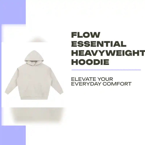 Flow Essential Heavyweight Hoodie by@Outfy