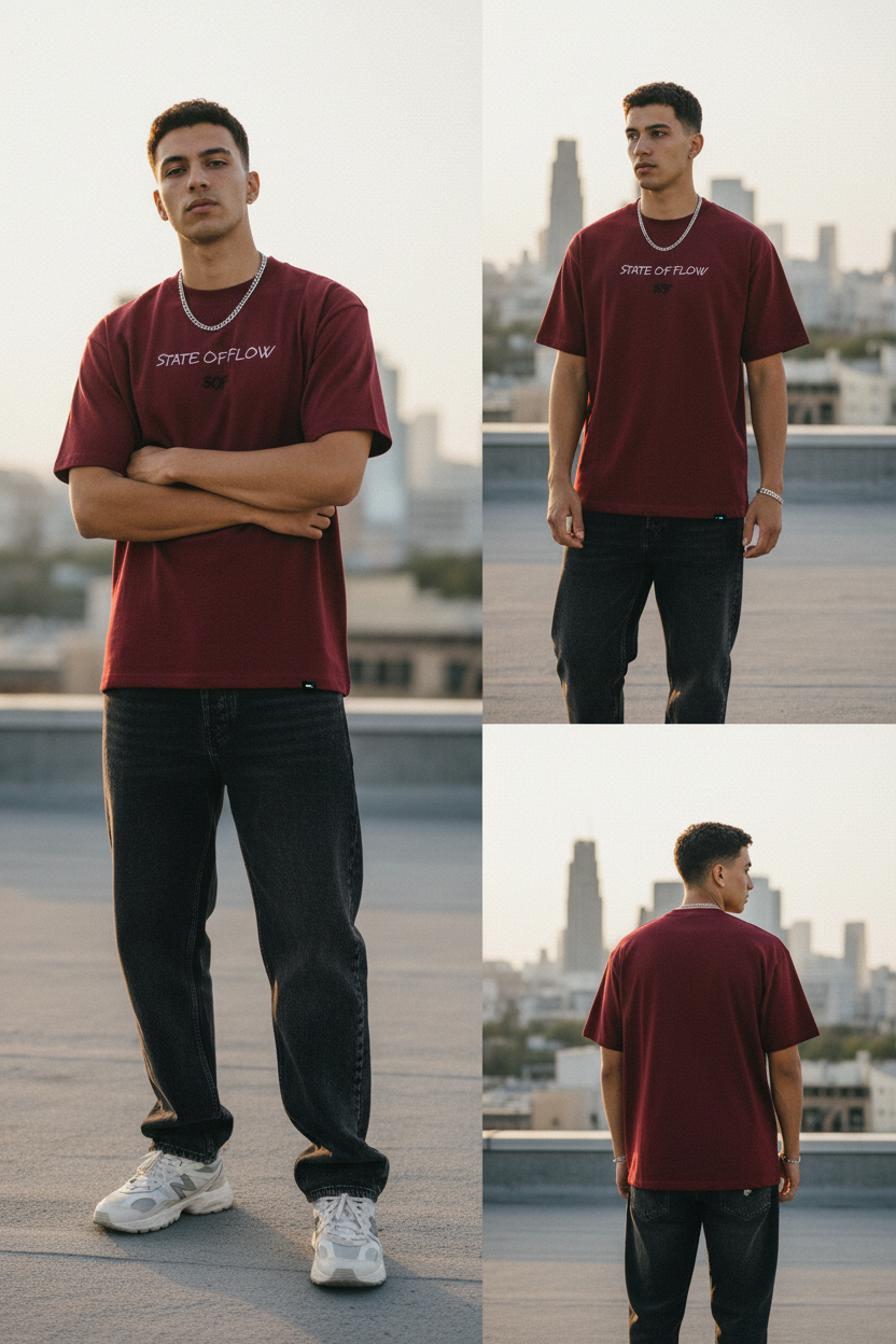 State of Flow Essential Cotton T-Shirt